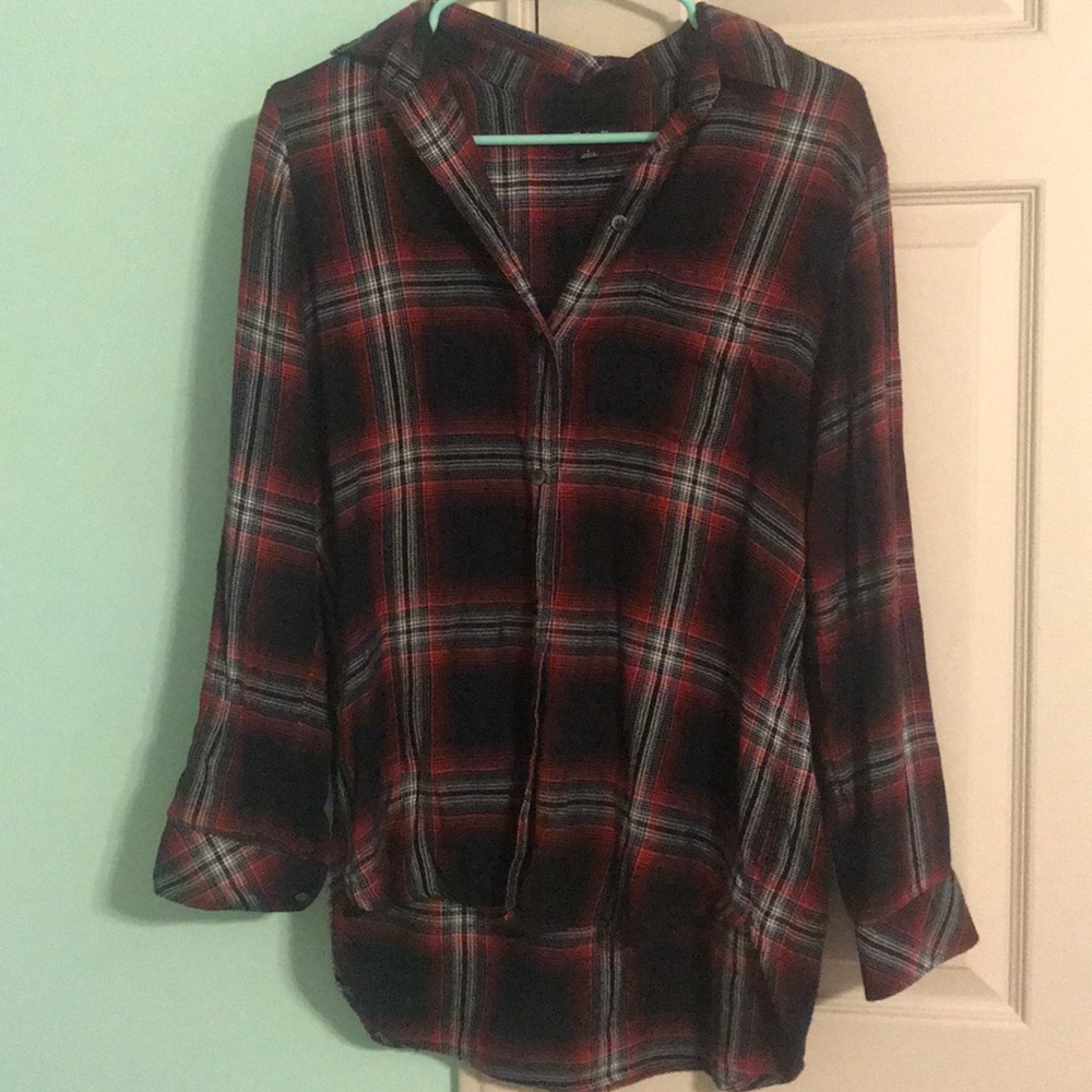 Madewell plaid flannel